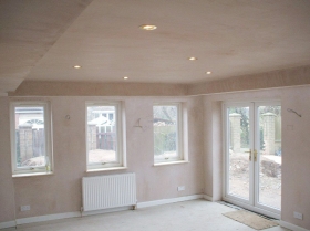 Reford - home extension self build internal walls